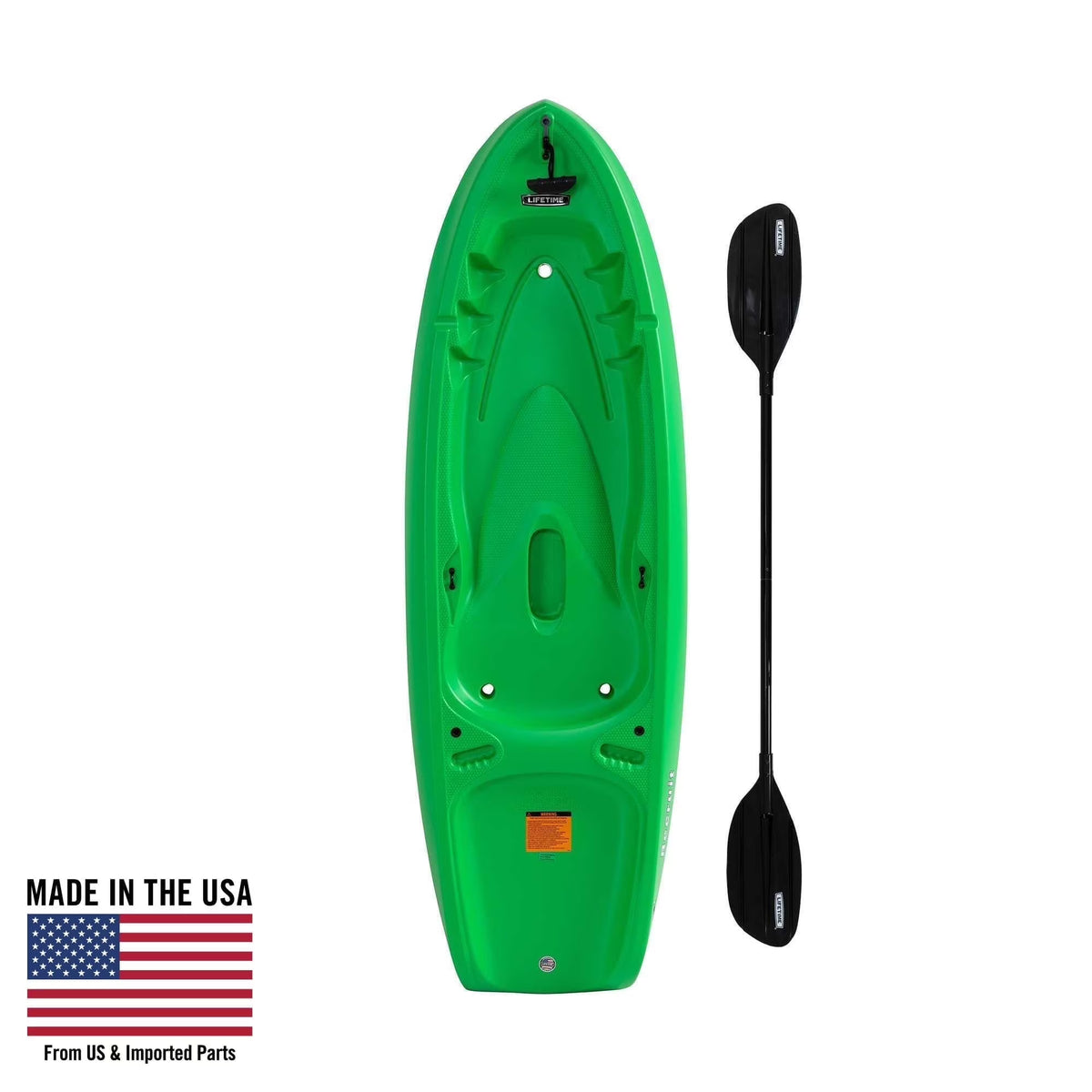 Lifetime Recruit 6.5 Ft Youth Sit - on - Top Kayak, Lime Green (90765) - Product image 3