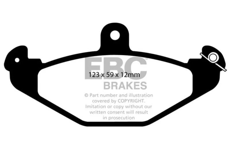 EBC - Rear Yellowstuff Pad PN DP4885/2R
