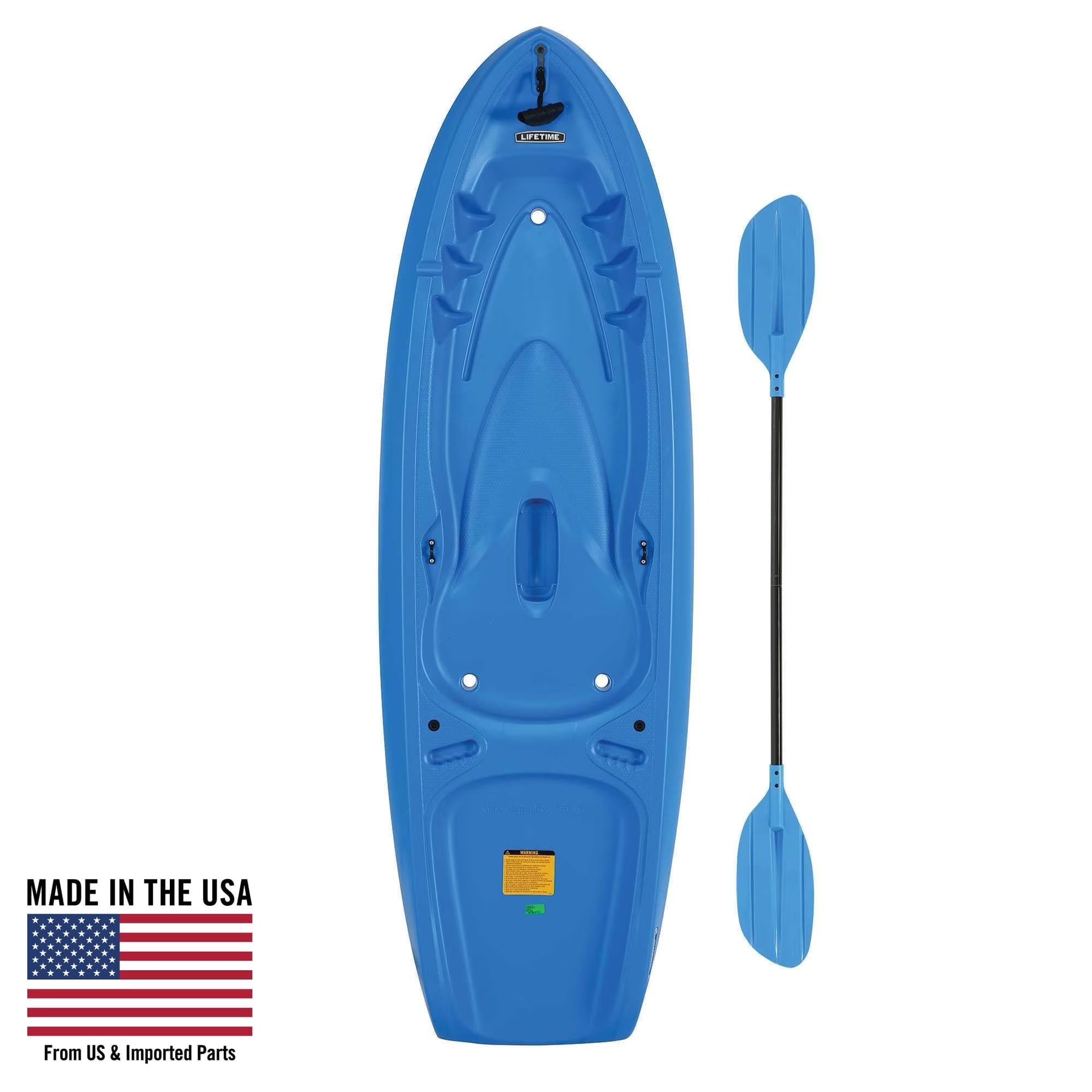 Lifetime Recruit 6.5 Ft Youth Sit - on - Top Kayak, Lime Green (90765) - Product image 5