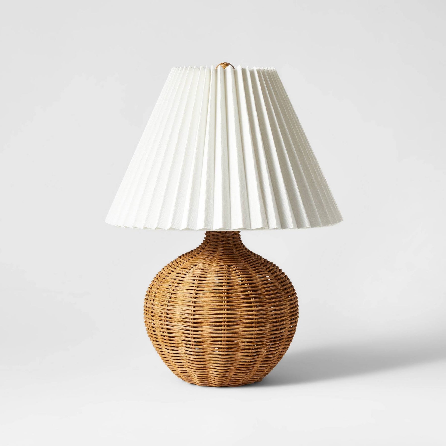 Natural Wicker Table Lamp Brown - Threshold Designed with Studio McGee - Product image 1