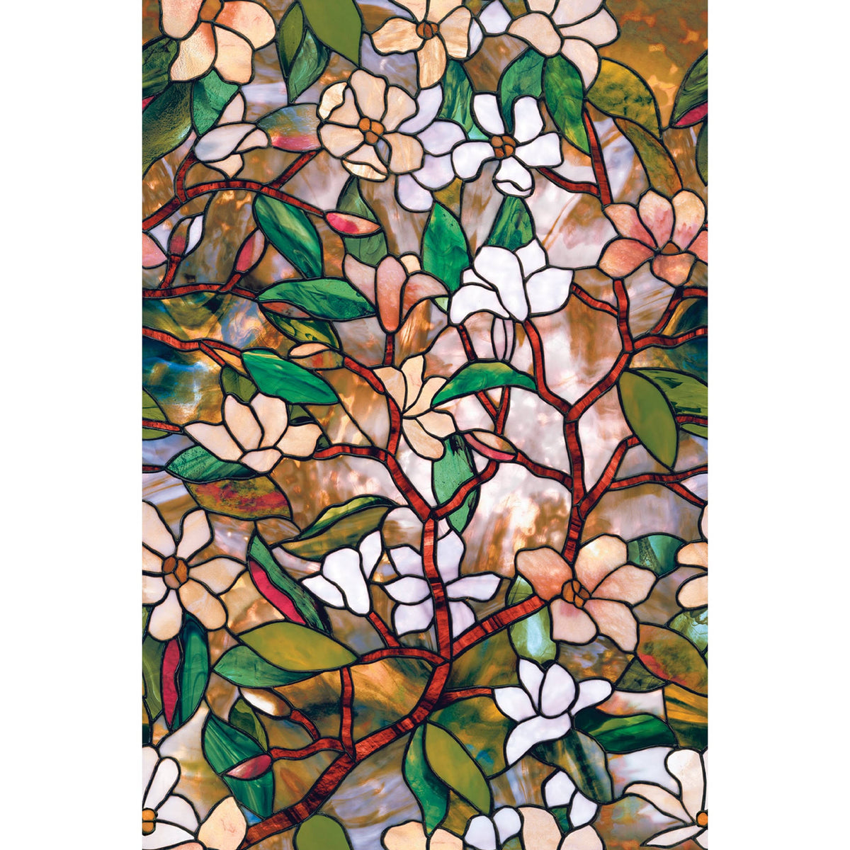 Artscape Magnolia Design Window Film, Magnolia, 24" x 36" - Product image 1