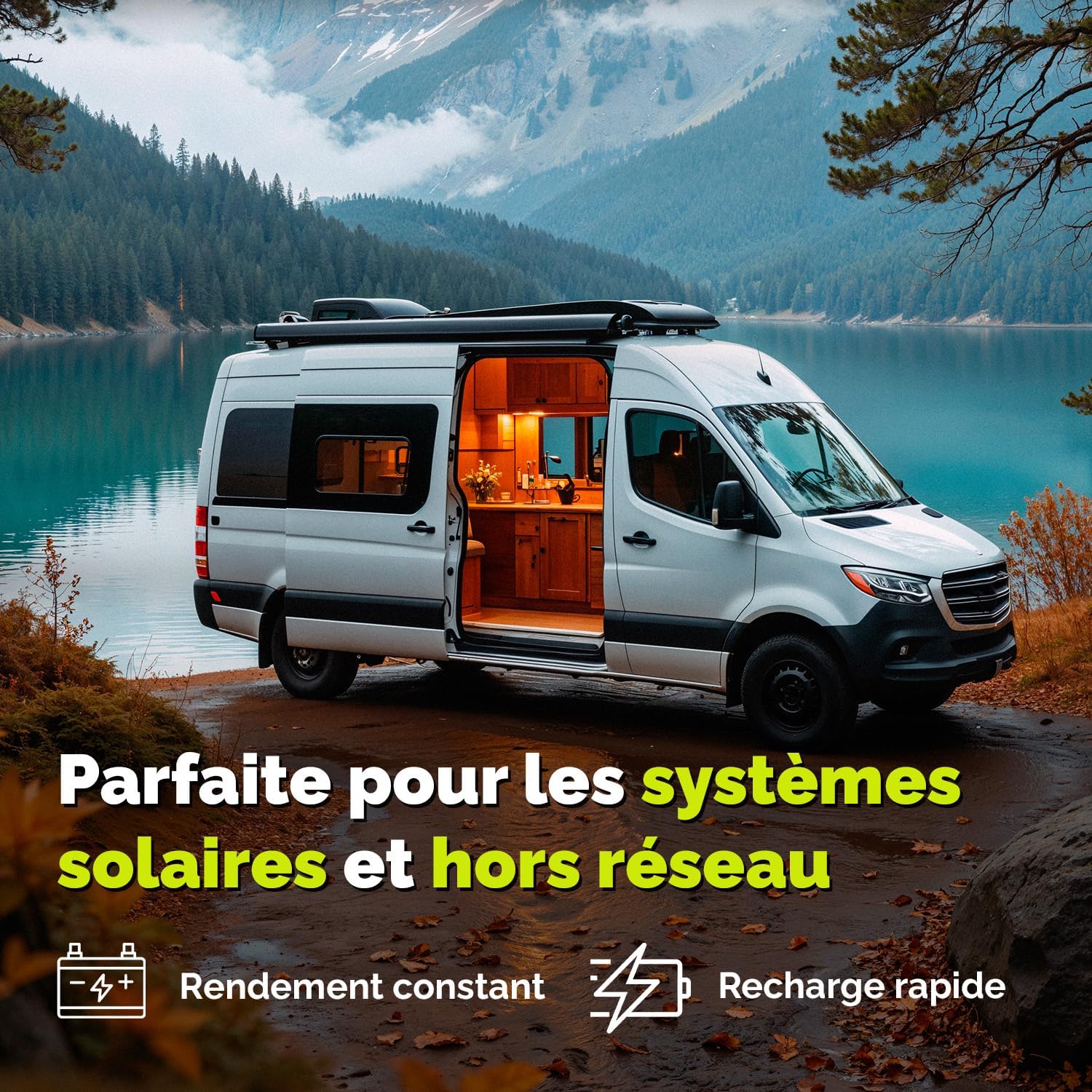 AGM battery 12v 100Ah Electronicx Caravan Edition solar battery 12v accumulator 12v solar batteries power supply battery 12v agm caravan battery camper car gel battery 12v accumulator