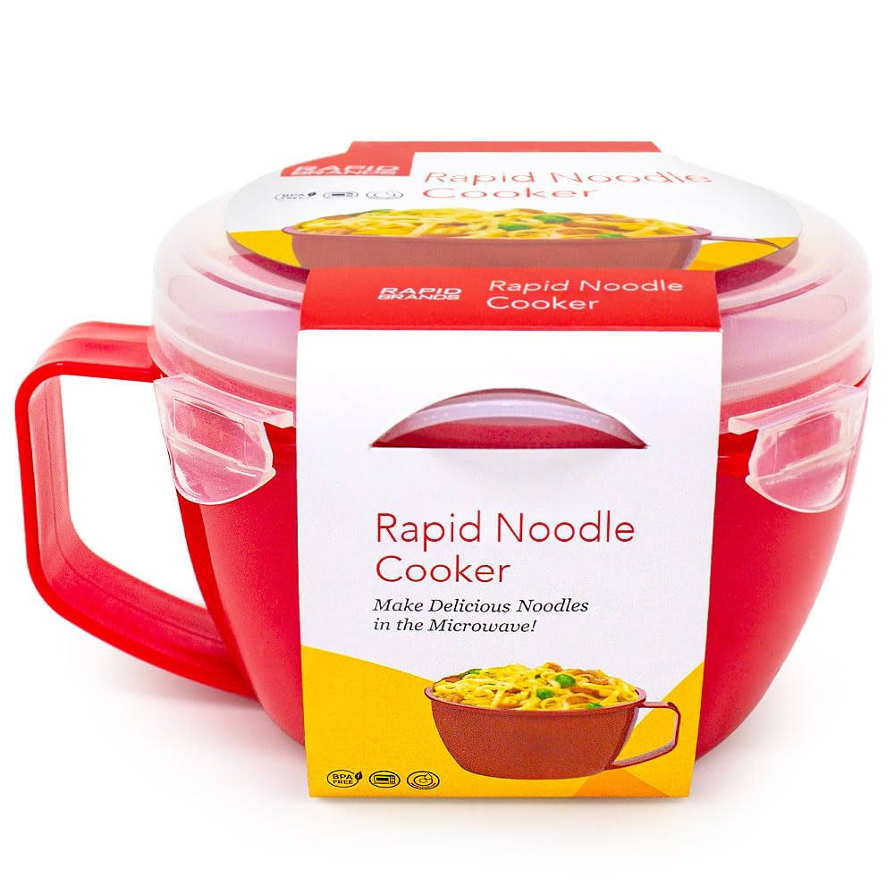 Rapid Cup Noodle/Soup Bowl - Microwave Soup & Noodles in Minutes - Perfect for Dorm Small Kitchen or Office - Product image 1