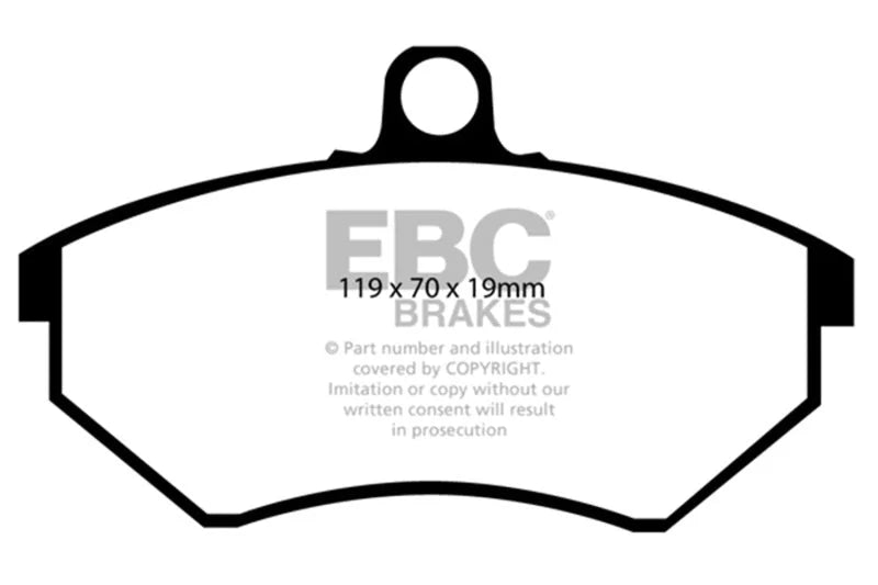 EBC - Front Redstuff Pad PN DP3841/2C
