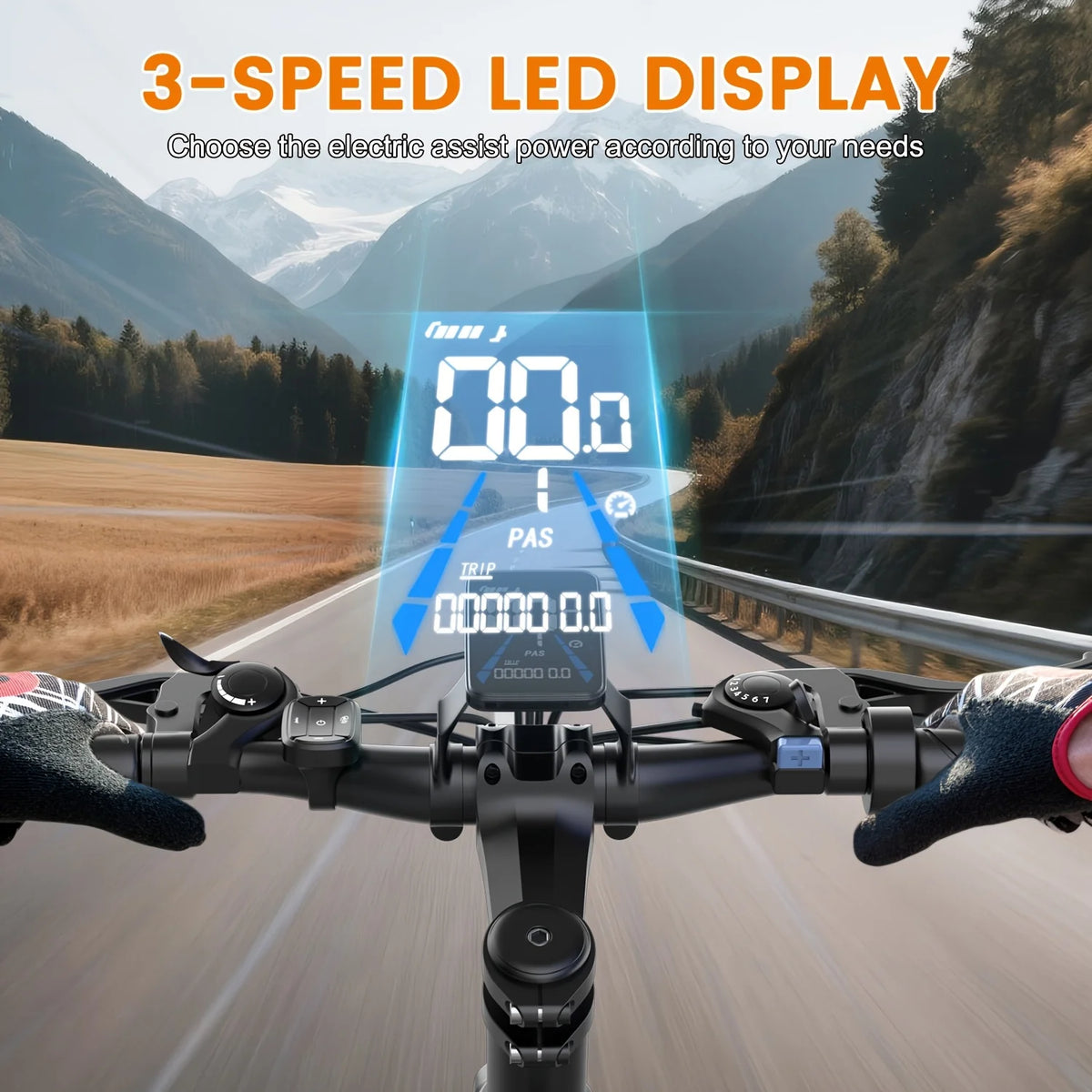 MISODO Electric Bike for Adults 26", 750W Peak E - Mountain Bike 48V 10AH - Product image 7