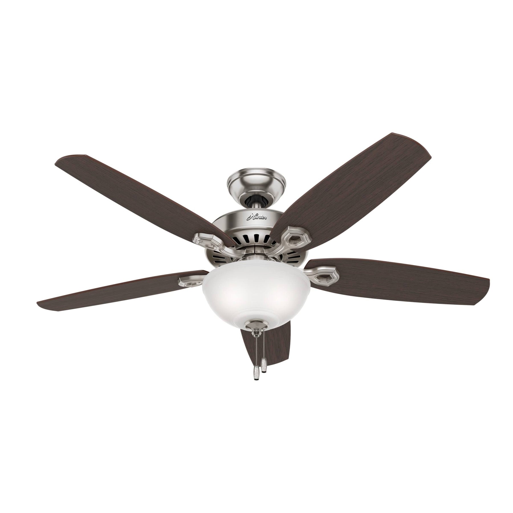 Hunter Builder Deluxe Ceiling Fan - Brushed Nickel - 52 in 53090 - Product image 1