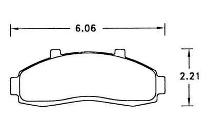 Hawk Performance HB283 Series Brake Pad