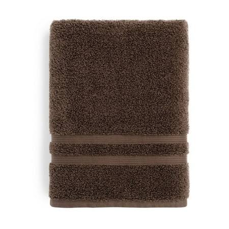 Performance Solid Bath Towel, 30 inch x 54 inch, Brown - Mainstays - Product image 1