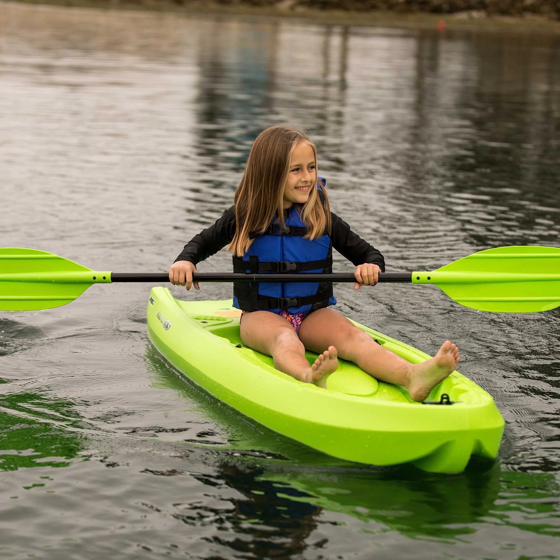 Lifetime Recruit 6.5 Ft Youth Sit - on - Top Kayak, Lime Green (90765) - Product image 9