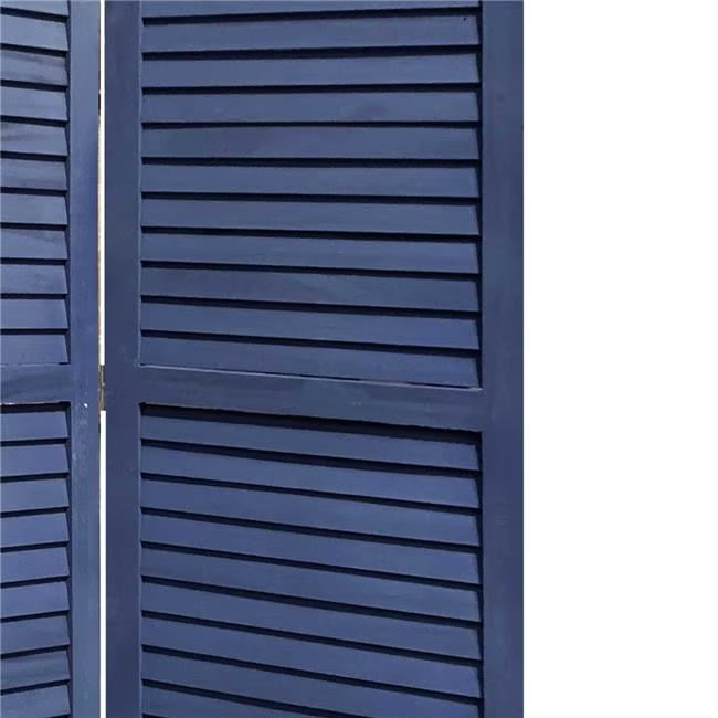 3 Panel Grey Shutter Screen Room Divider - Product image 5