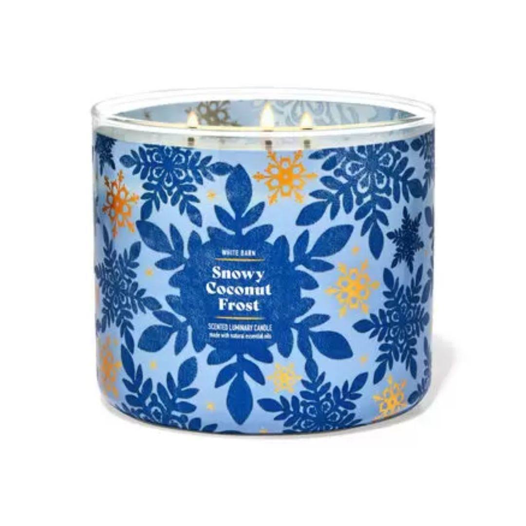 Bath & Body Works Accents - Bath and Body Works Snowy Coconut Frost 3 Wick Candle Nwt Any 2/$45 - Color - Product image 1