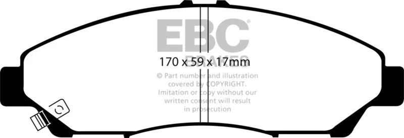 EBC - Front Yellowstuff Pad PN DP41801R