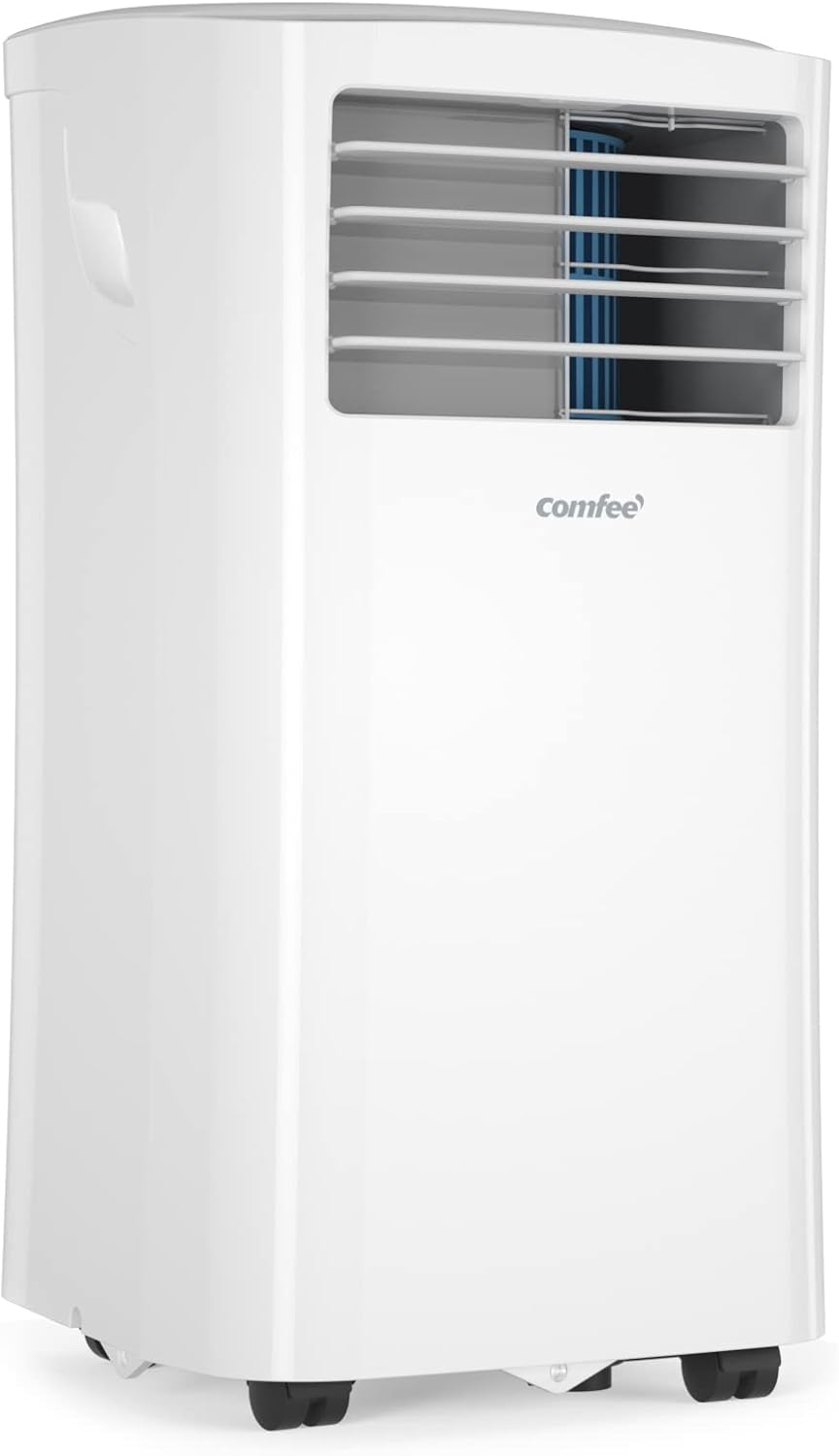 COMFEE' Mobile Air Conditioner 9000 BTU/h 2.6kW, 3-IN-1 Cooler Dehumidifier Fan, Follow me Function, Timer, Night Mode, For Living Room and 33㎡/88m³ Home, MPPH-09CRN7, R290