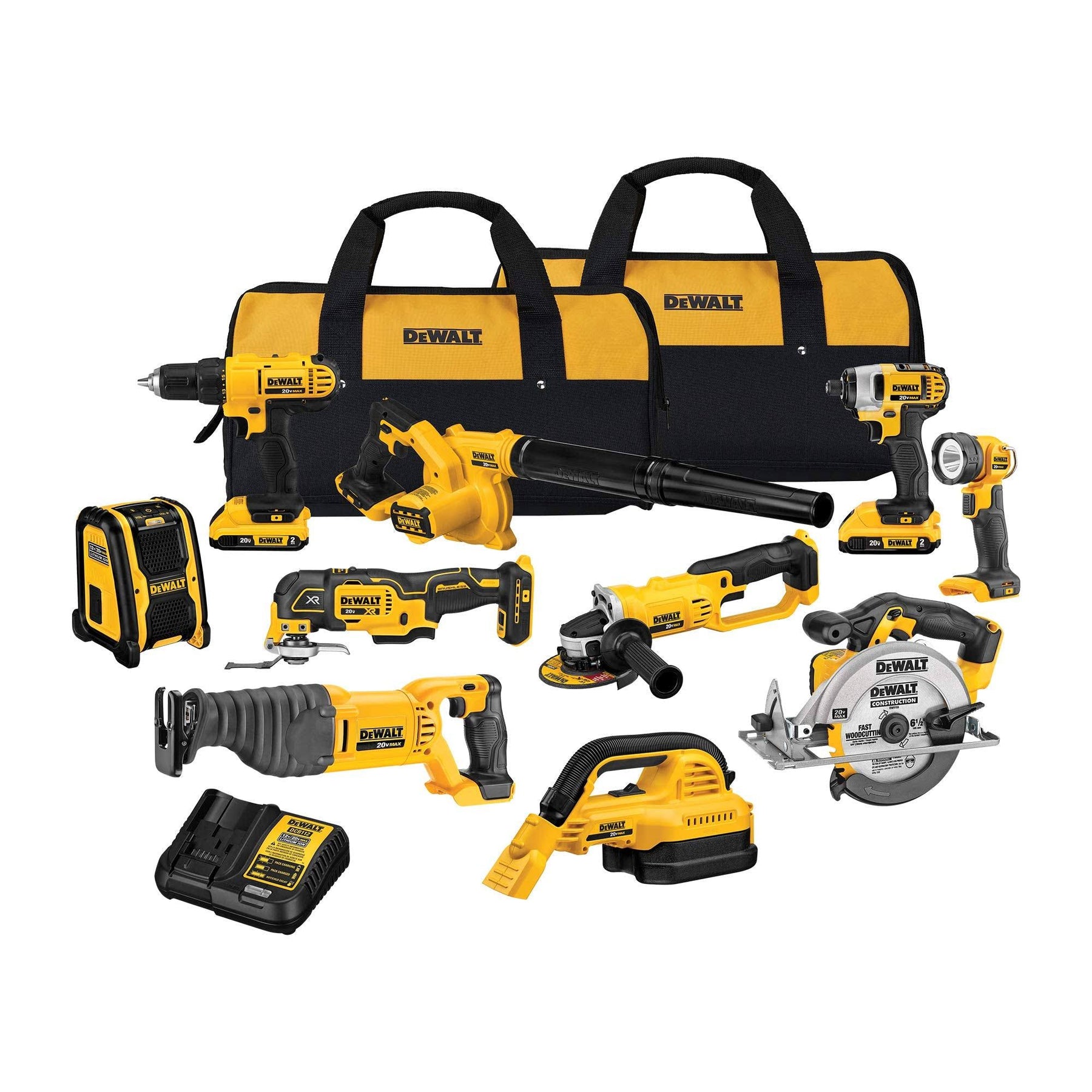 Dewalt DCK1020D2 20V MAX* 10-Tool Combo Kit - Product image 1