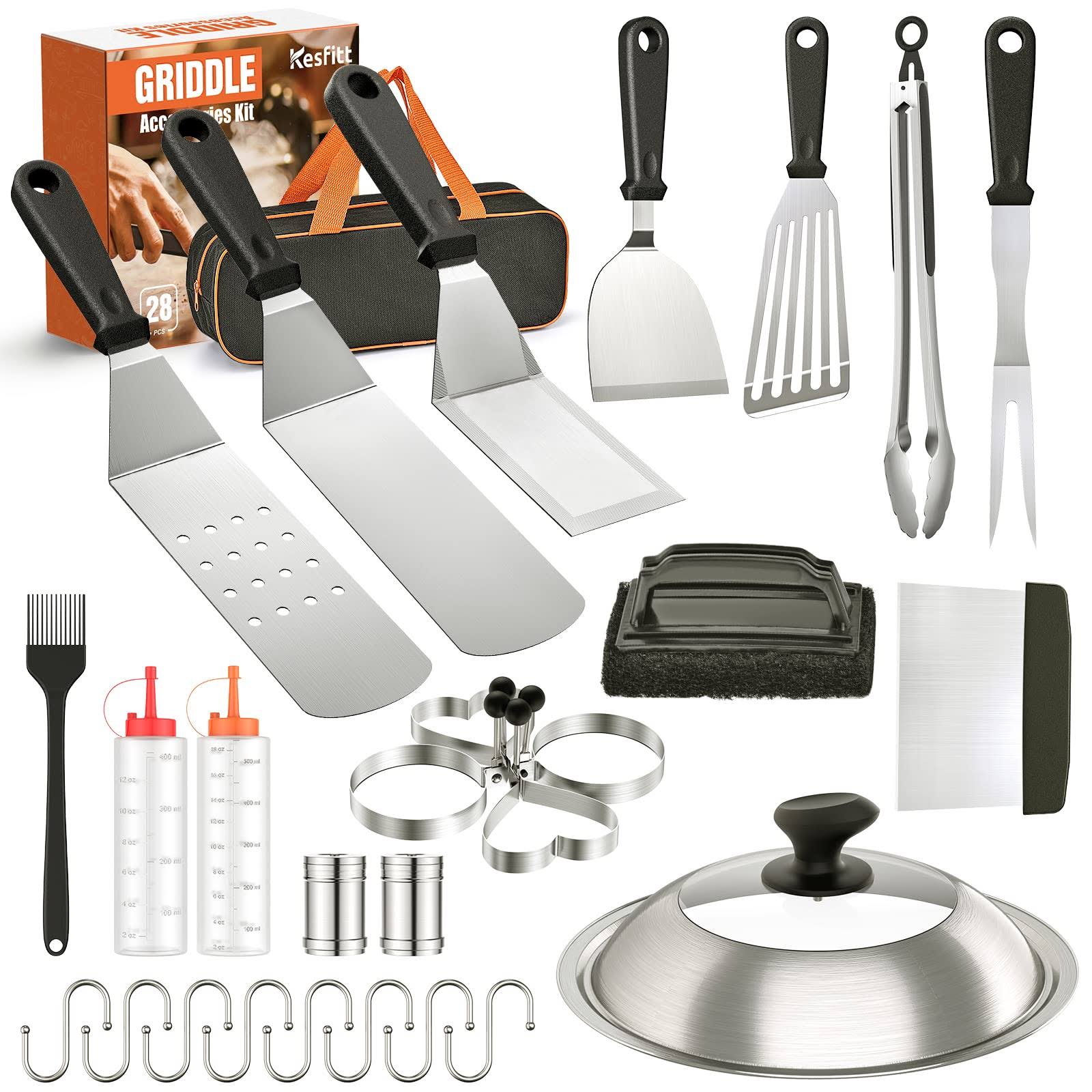 Blackstone Griddle Accessories Kit, 28PCS Flat Top Grilling Tools Set for Blackstone and Camp Chef - Product image 1