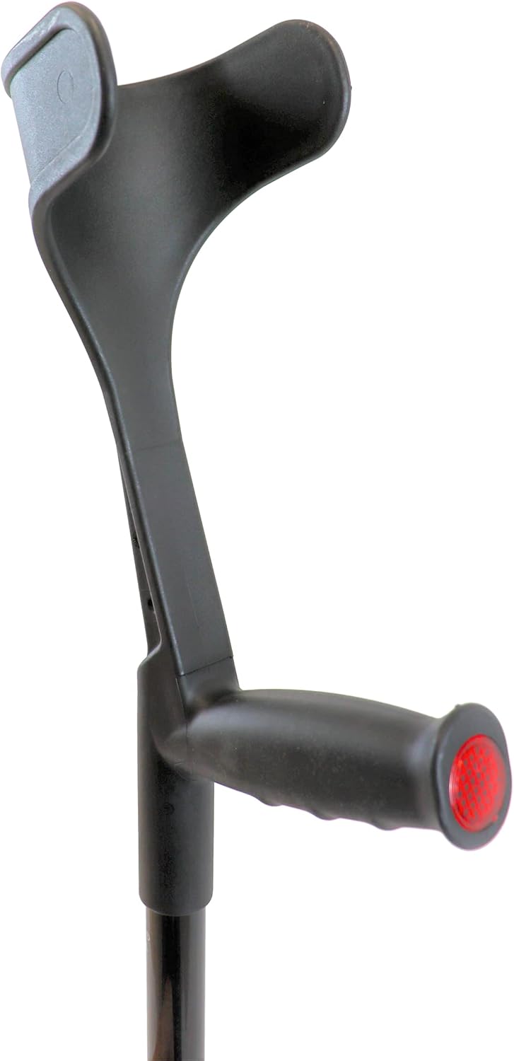 KMINA - Carbon Folding Crutches (x2 Units), English Cane, Adult Medical, Fiber, Light - Made in Europe - KMINA PRO