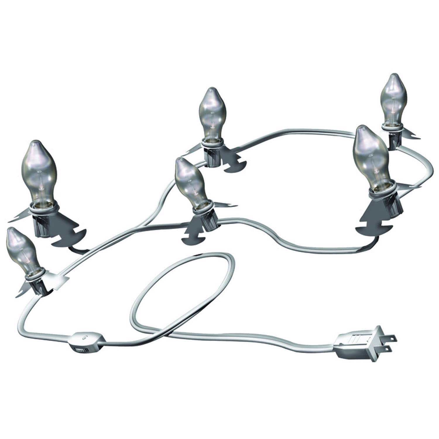 Westinghouse 28551 Six Bulb C7 Replacement Cord, White, 12' - Product image 1