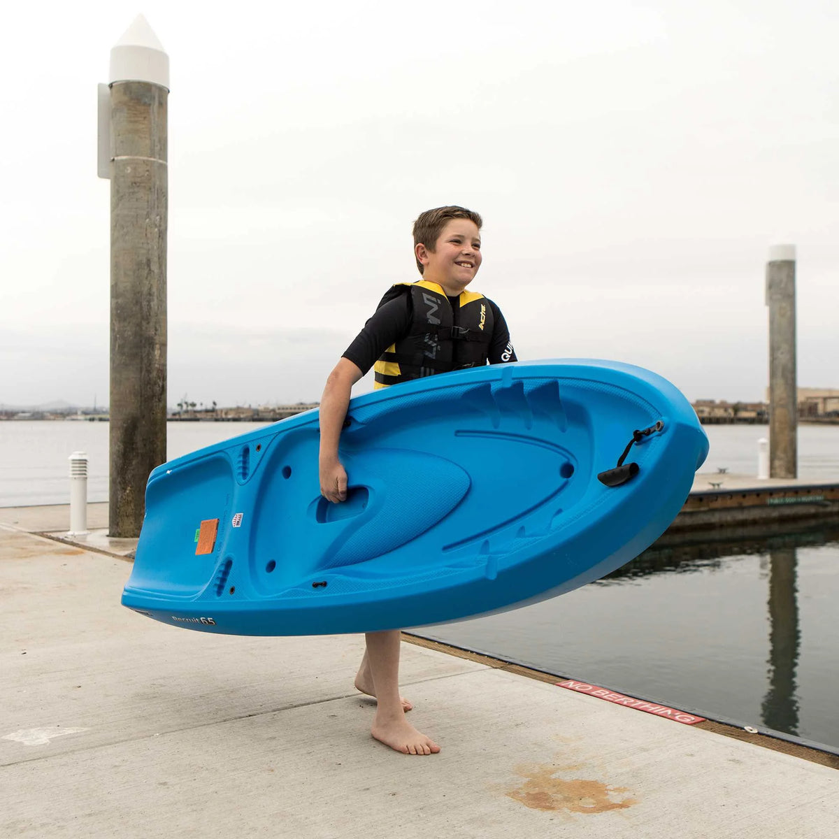 Lifetime Recruit 6.5 Ft Youth Sit - on - Top Kayak, Lime Green (90765) - Product image 30