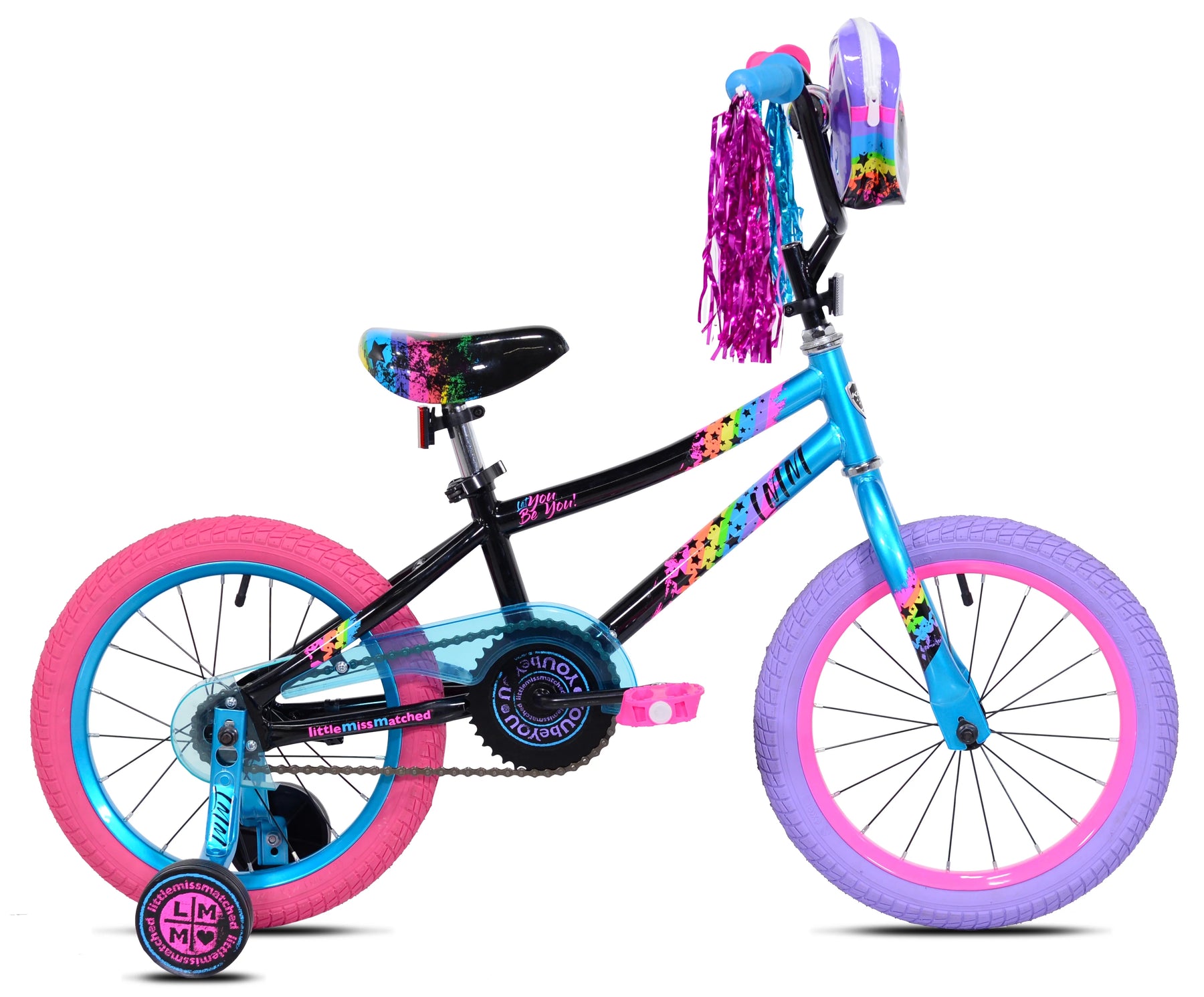 18" Let You Be You Girl'S Bike, Blue/Purple/Pink