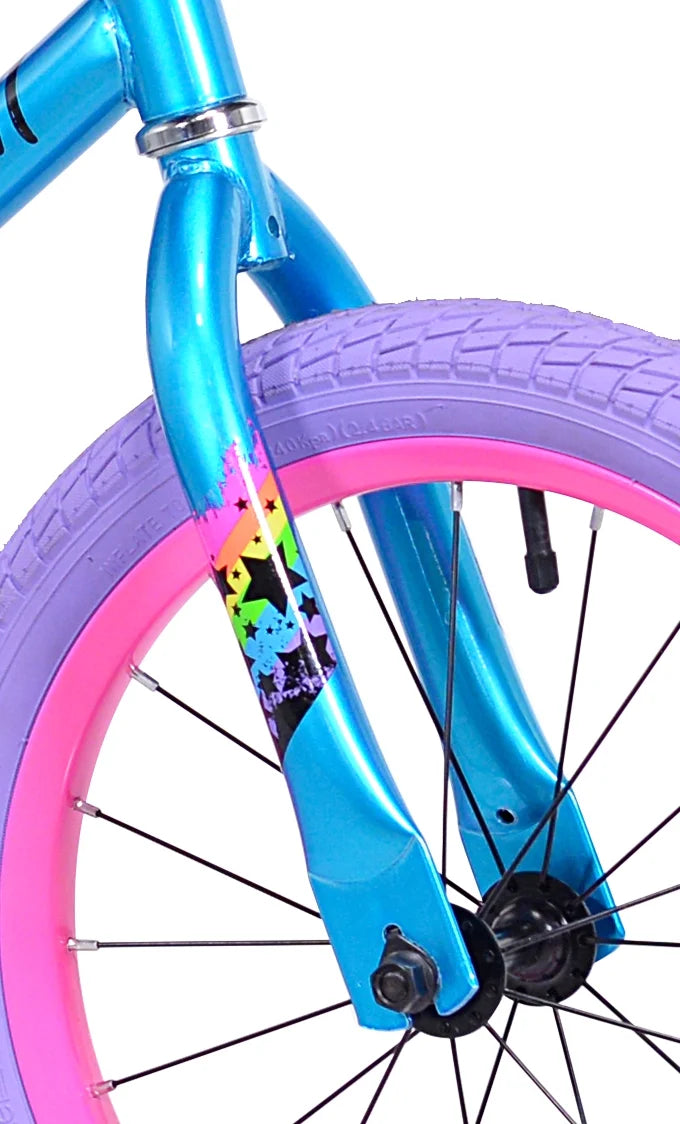 18" Let You Be You Girl'S Bike, Blue/Purple/Pink