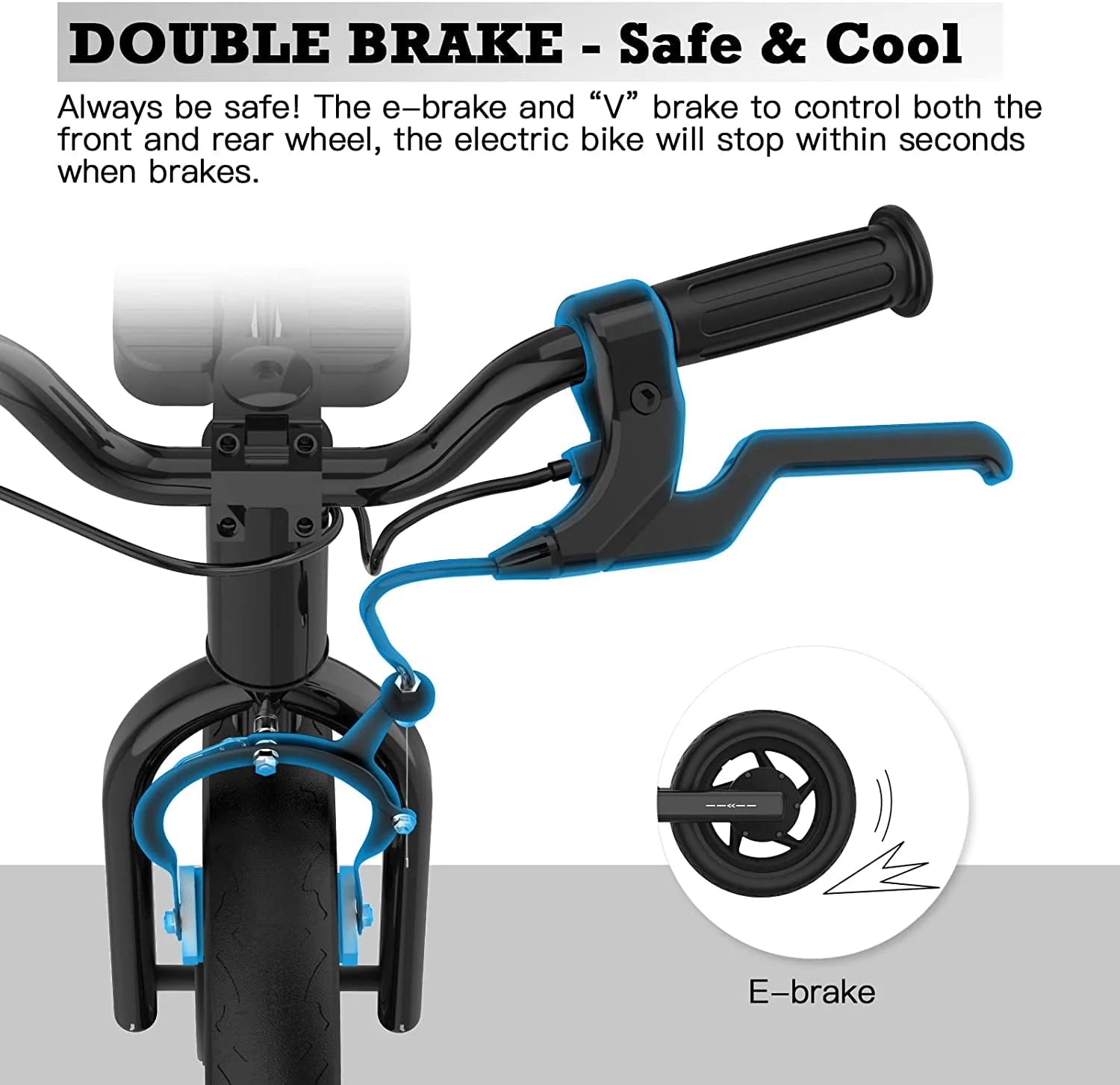 Hiboy BK1 Electric Bike for Kids Ages 3 - 5 Years, 24V 100W Electric Balance Bike 12 in Inflatable Tire - Product image 9