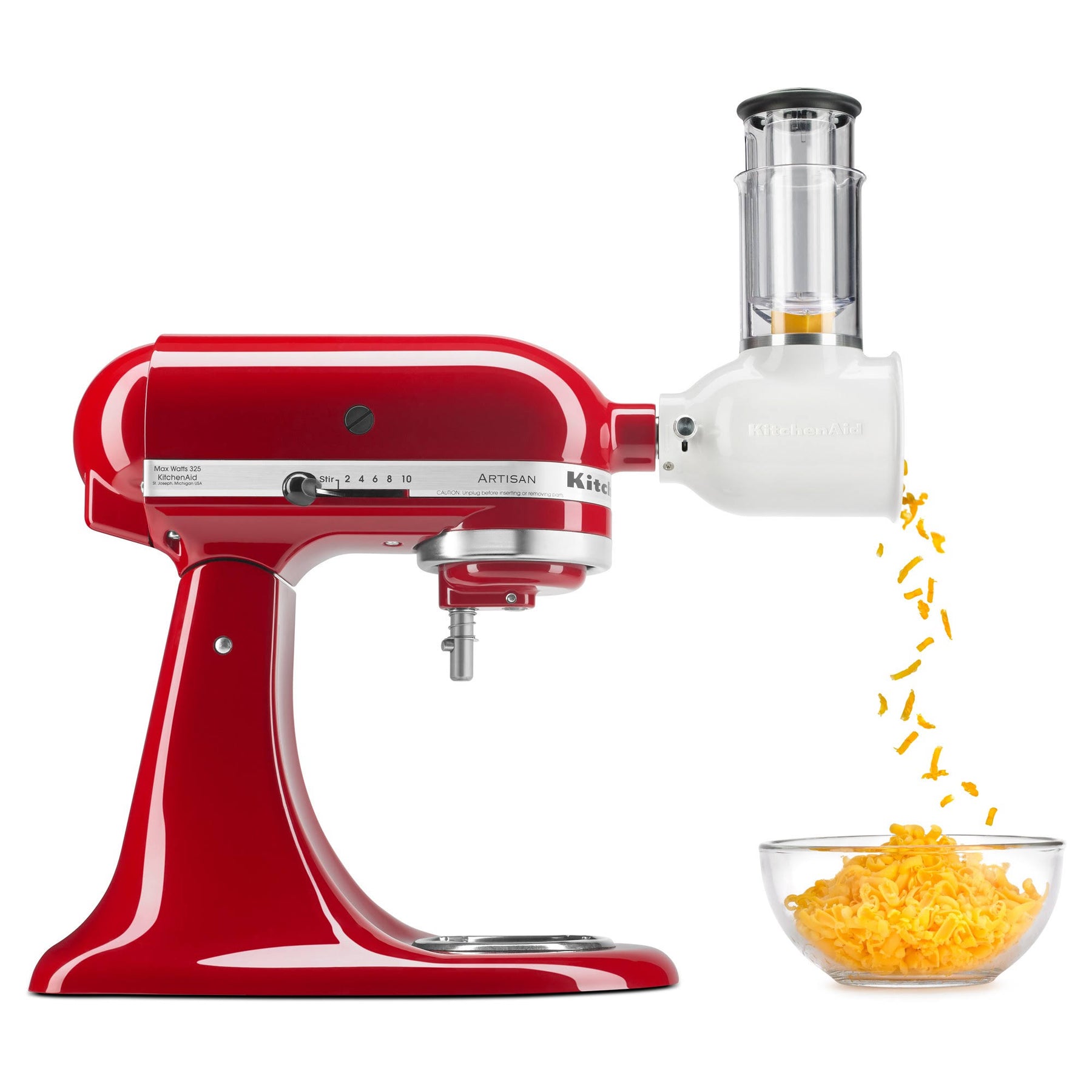 KitchenAid White Fresh Prep Slicer and Shredder Attachment for Kitchen Stand Mixer - Product image 1