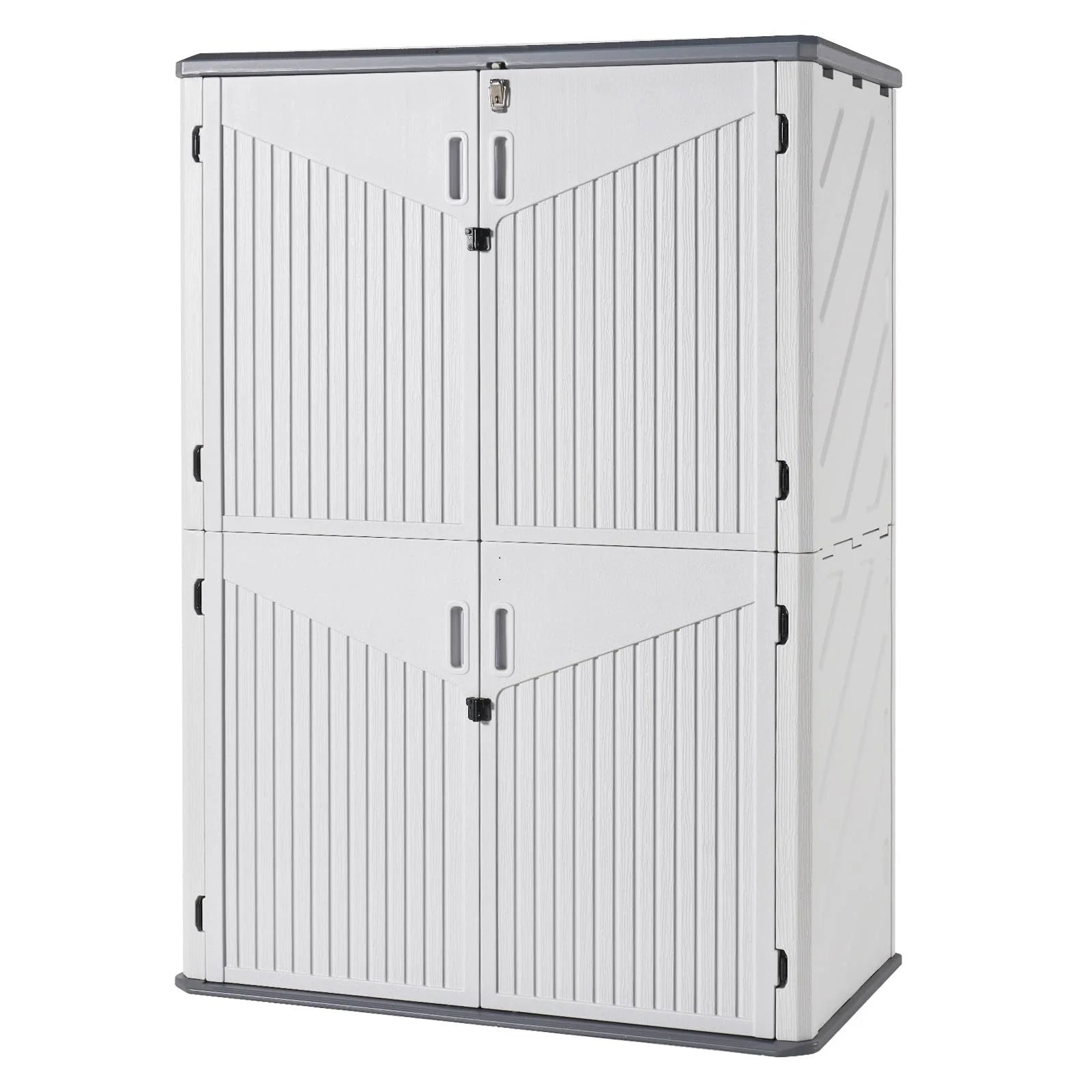 Aoxun Outdoor Storage Shed, 64 Cu.ft Vertical Storage Sheds Outdoor with Floor - Product image 9