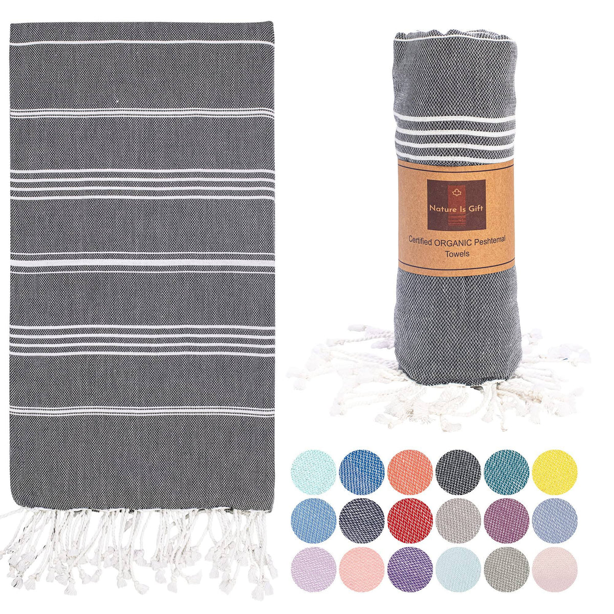 Turkish Cotton Bath Beach Spa Sauna Hammam Yoga Gym Hamam Towel Fouta Peshtemal Pestemal Blanket - Product image 1